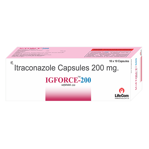 200Mg इट्राकोनाजोल कैप्सूल सामान्य दवाएं