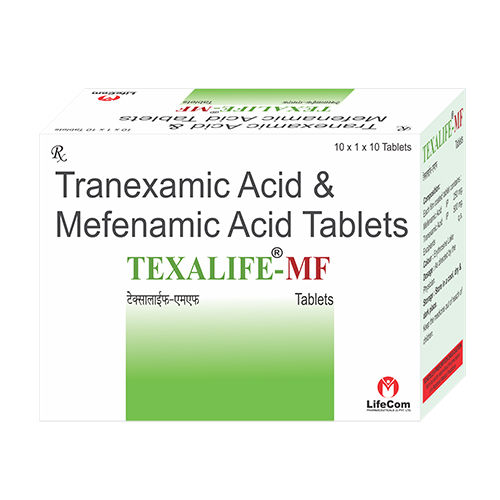 Tranexamic Acid And Mefenamic Acid Tablets Recommended For: Human Being