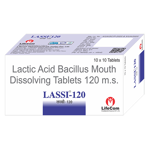 120ms Lactic Acid Bacillus Mouth Dissolving Tablets General Medicines