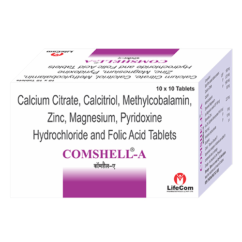 Calcium  Calcitriol Methycobalamin Zinc Magnesium Pyridoxine Hydrochloride And Folic Acid Tablets General Medicines