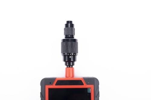 3 मीटर के साथ ऑरेंज और ब्लैक 9 एमएम वीडियो बोरस्कोप