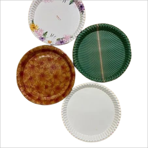 Fancy Paper Plate - Color: White