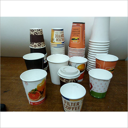 Tea Coffee Paper Cup - Color: White