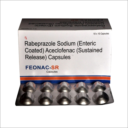 Rabeprazole सोडियम ऐसक्लोफेनाक कैप्सूल ठंडी और सूखी जगह