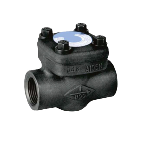 Forged Steel Check Valve - Color: Black