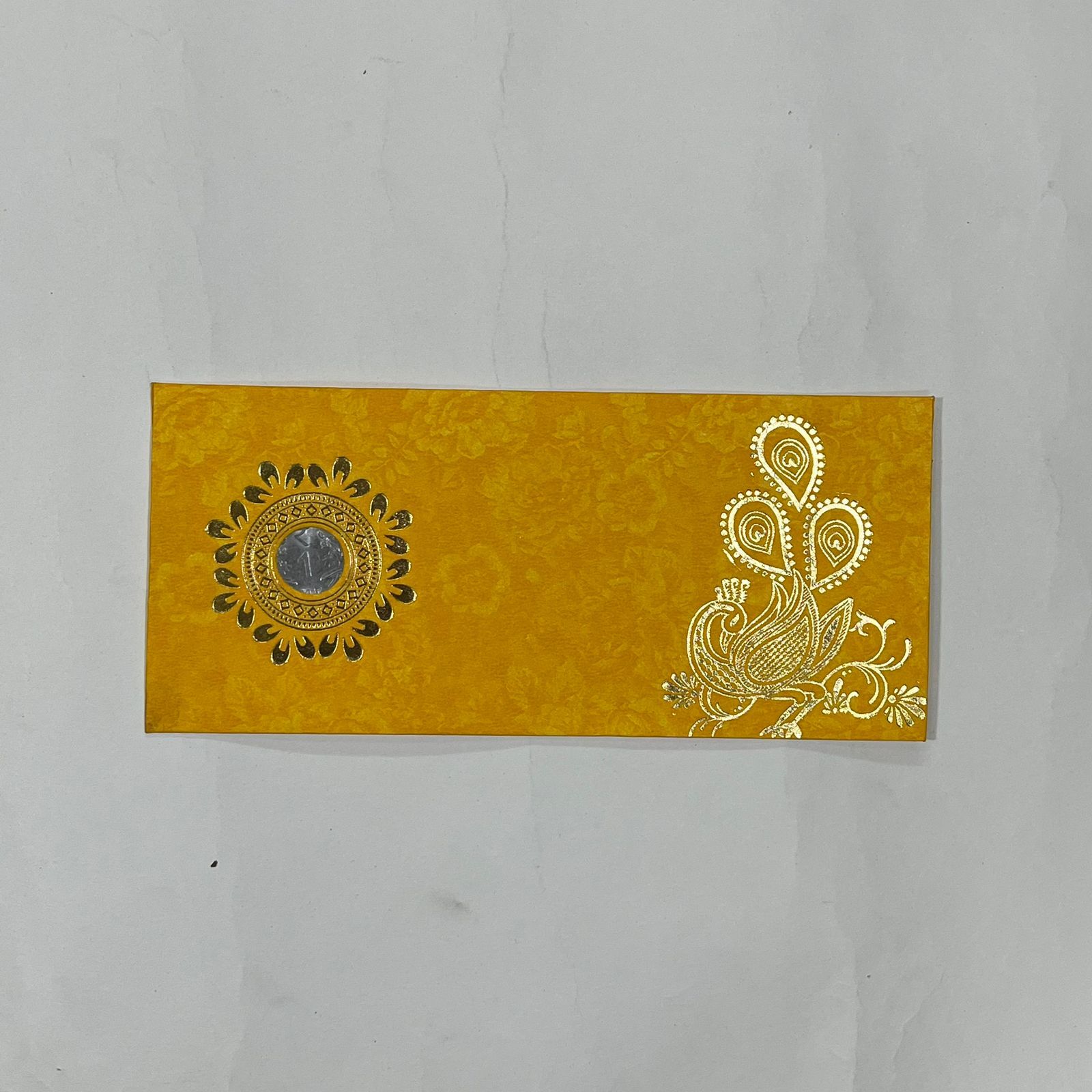 Shagun Coin Envelopes - Sturdy Craft Paper , Vibrant Colors With One Rupee Coin Accent For Gifting Money At Events And Celebrations