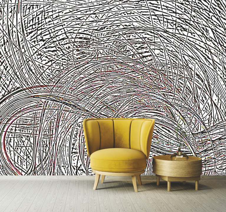 Customised Wallpaper - Paper Wallpapers, Variable Roll Size, Brown And Gold Color | Odourless, Eco-friendly, Washable, Light Fade Resistance, Unique Styles