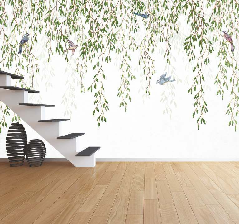 Customised Wallpaper - Paper Wallpapers, Variable Roll Size, Brown And Gold Color | Odourless, Eco-friendly, Washable, Light Fade Resistance, Unique Styles