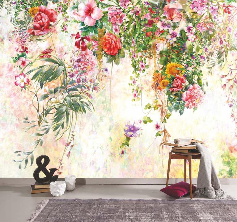 Customised Wallpaper - Paper Wallpapers, Variable Roll Size, Brown And Gold Color | Odourless, Eco-friendly, Washable, Light Fade Resistance, Unique Styles