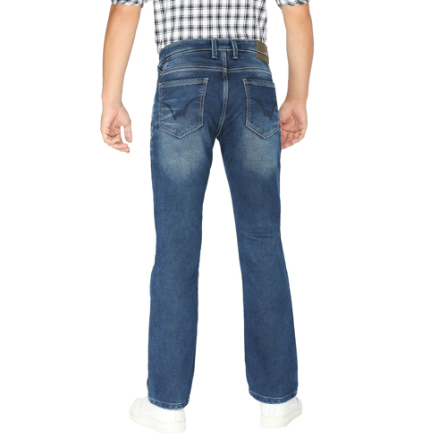 Mens Denimex Javelin Fit Solid Jeans - Color: Blue