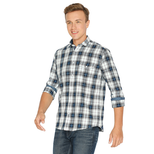 Mens Casual Shirt - Cotton, Customized Size, Different Available Colors - Washable, Plain Design