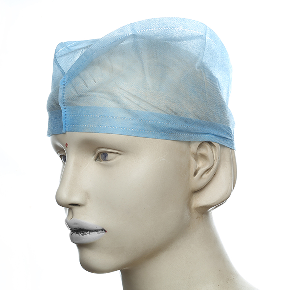 Surgeon Caps - Non-woven Material, Lightweight Classic Blue Design | Portable, Wall-mounted, Noise-free Solution For Hair Management