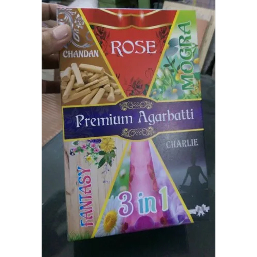 12 बॉक्स के लिए आयताकार रेडीमेड अगरबत्ती बॉक्स आउटर