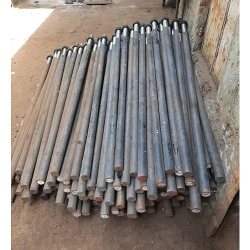 Foundation Bolt With Anchor Plate - Galvanized, Industrial Grade, Size As Per Requirement, Black Color | Supports Anchoring of Structural Elements