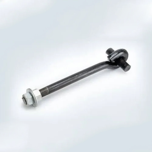 High Tensile Foundation Bolt - Galvanized, Different Sizes Available | Black, Industrial Grade, Ideal for Industrial Applications