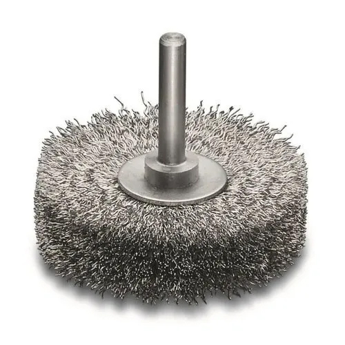 Wire Wheel Brush - Ms/ss/brass, Id Min 75mm, Od Min 75mm, Thickness Min 10mm | Cylindrical Shape, Ideal For Automotive And Metalworking Industries