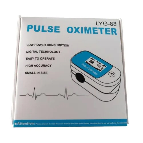 Fingertip Pulse Oximeter - High SpO2 and Pulse Rate Accuracy, Battery Powered , Durable Plastic Build with Audio Alarm and Unique Display