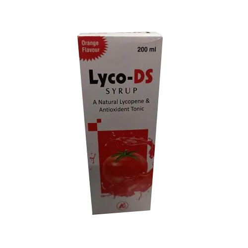एक प्राकृतिक लाइकोपीन और एंटीऑक्सीडेंट सिरप की सामान्य दवाएं