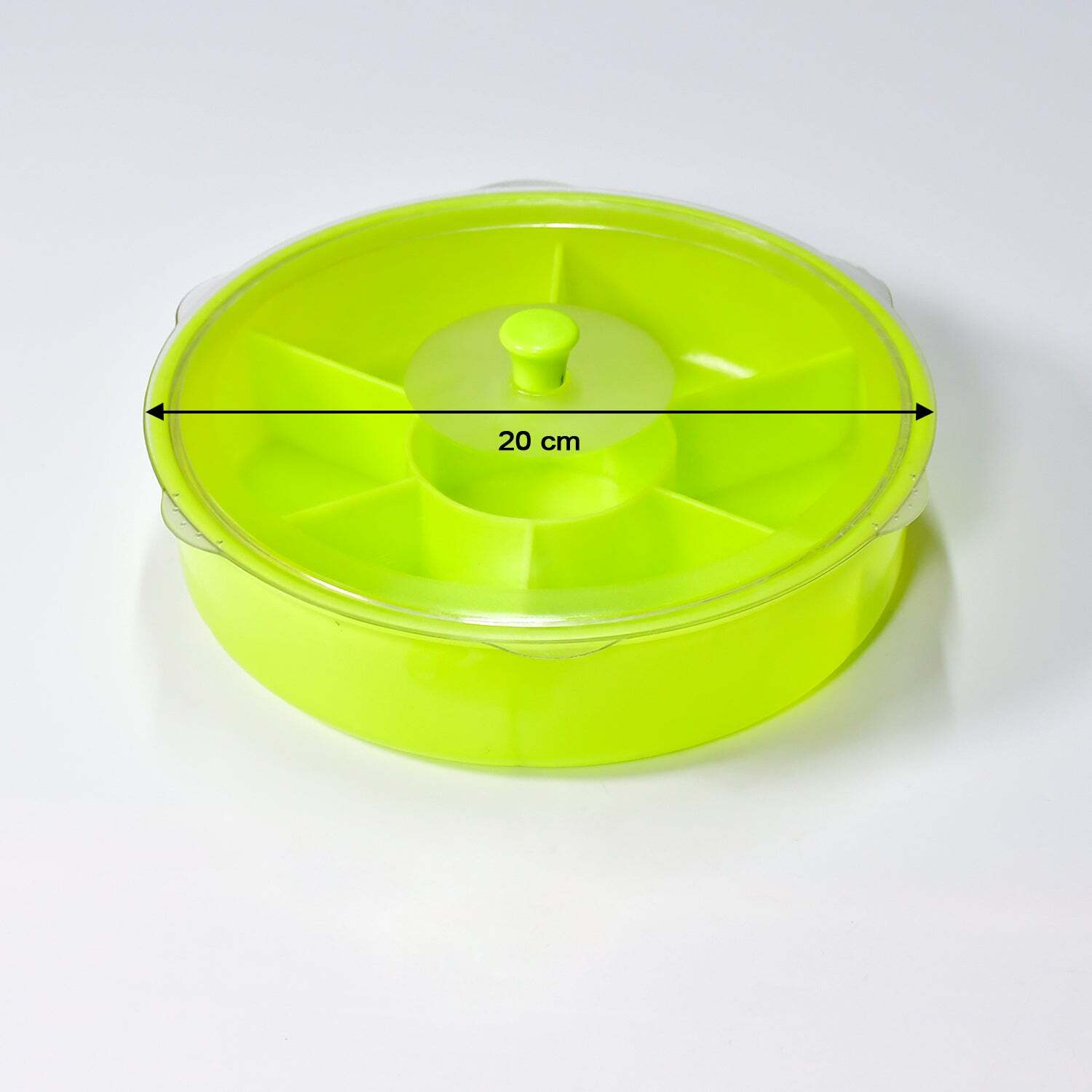 Multi / Assorted Multipurpose Dry-fruit And Masala Box With Single Spoon (2061)
