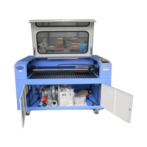 Co2 Laser Cutting Machine - Versatile For Metals, Plastics, Wood, Paper | Semi-automatic, Normal Cnc Operation