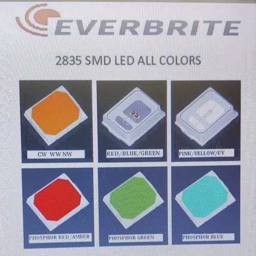 0.5W 2835 3V 150Ma रेड एवरब्राइट एसएमडी एलईडी एप्लीकेशन: लाइटिंग