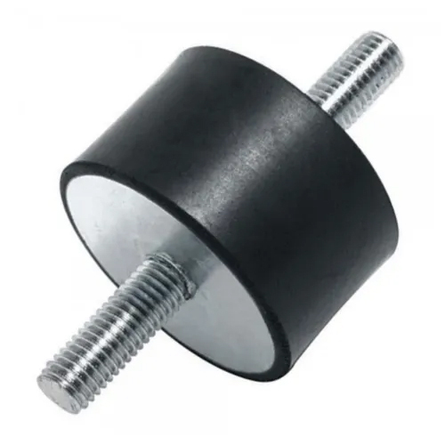 Rubber Buffer - Natural Rubber, 50 Shore A Hardness, Black Color | Durable And Resilient Shock Absorber
