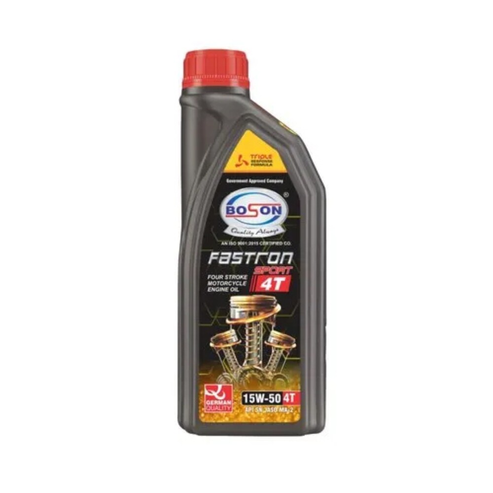 Diesel Engine Oil - 15W-50 Boson Fastron 4T , Industrial Use, Black Color, High Temperature Resistance, Corrosion Protection, Enhanced Engine Longevity