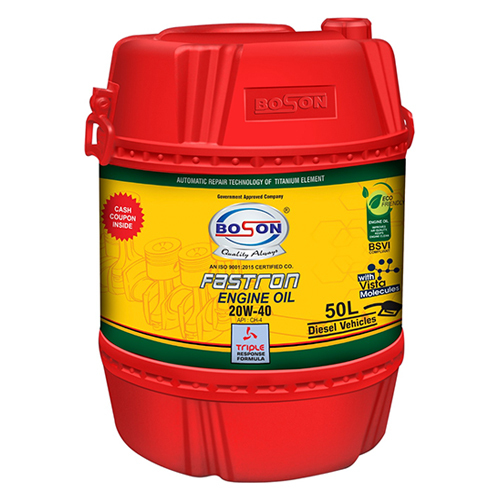 20W40 Engine Oil - 50 Ltr Bottle, Red Color, Industrial Application | All-Season Performance, Enhanced Engine Protection, Improved Fuel Efficiency