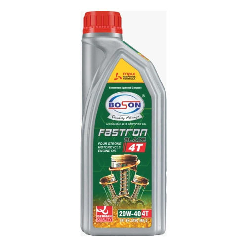 4T Engine Oil - 20W-40 Boson Fastron Four Stroke Motorcycle Engine Oil , Gray, Application: Industrial, Pack Type: Bottle