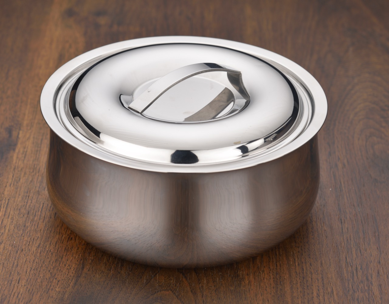 Stainless Steel Casserole - Color: Silver