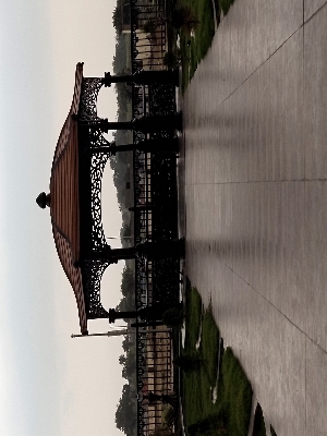 ब्राउन एफआरपी गार्डन गज़ेबो