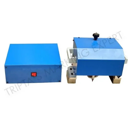 Blue Portable Dot Pin Marking Machine