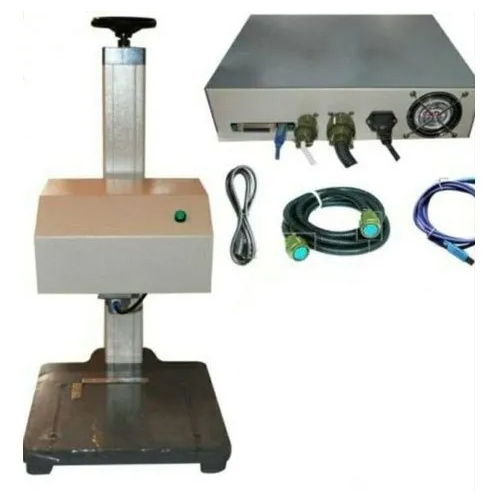 Automatic Dot Pin Marking Machine - Silver, 210 Watt , New Air Cooling System with 1 Year Warranty, 50 kg Weight