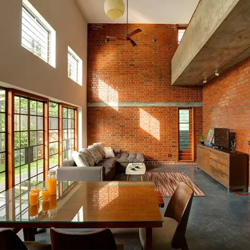 ईंट और कंक्रीट शैली की आंतरिक डिजाइन सेवाएं