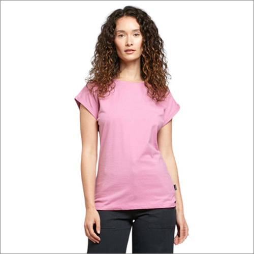 गुलाबी 8518 स्थायी महिला फैशन टी शर्ट