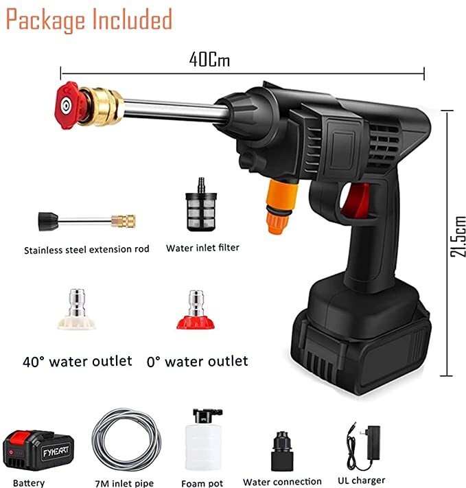 Grandeza Battery Operated Pressure Washer 48v