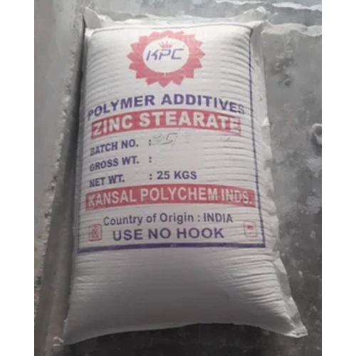Zinc Stearate Fusion Grade Powder - Pharma Grade, 99% Purity | Fine White Powder, Sharp Smell, Room Temperature Storage