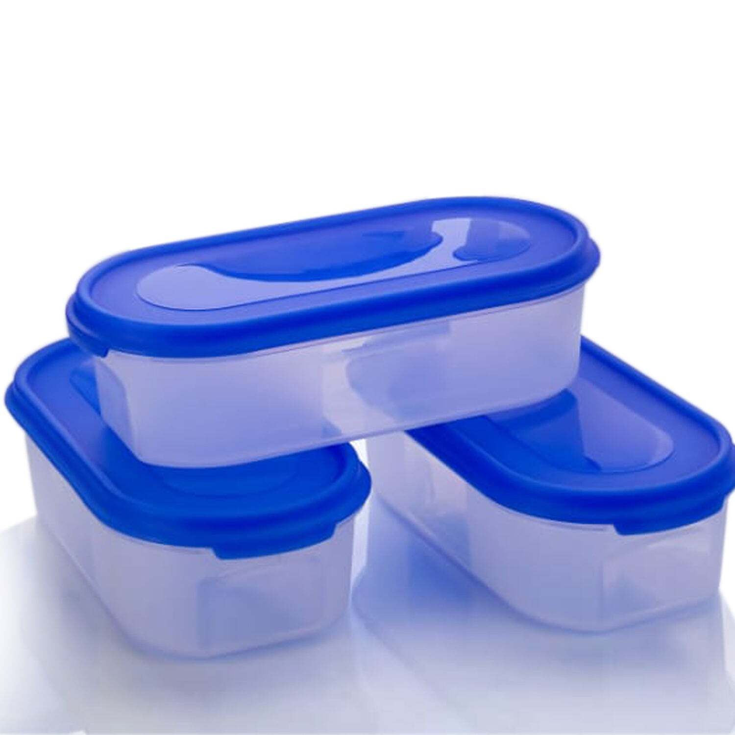 Kitchen Storage Container For Multipurpose Use (500ml) (2332) - Plastic Material, 19x10x5 Cm Size, Transparent Color | Ideal For Organizing Kitchen Essentials