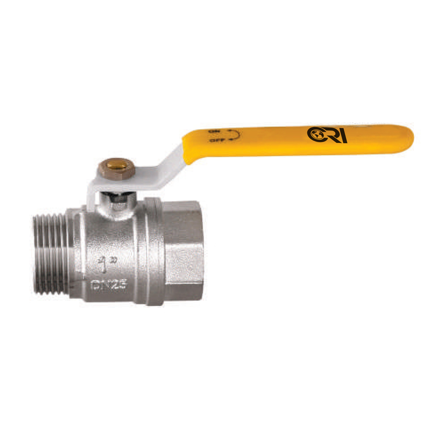 Brass Check And Ball Valve - 2 Inch Size, Medium Pressure Performance | Durable Brass Material, Yellow And Chrome Finish, Ideal For Water And Gas Applications