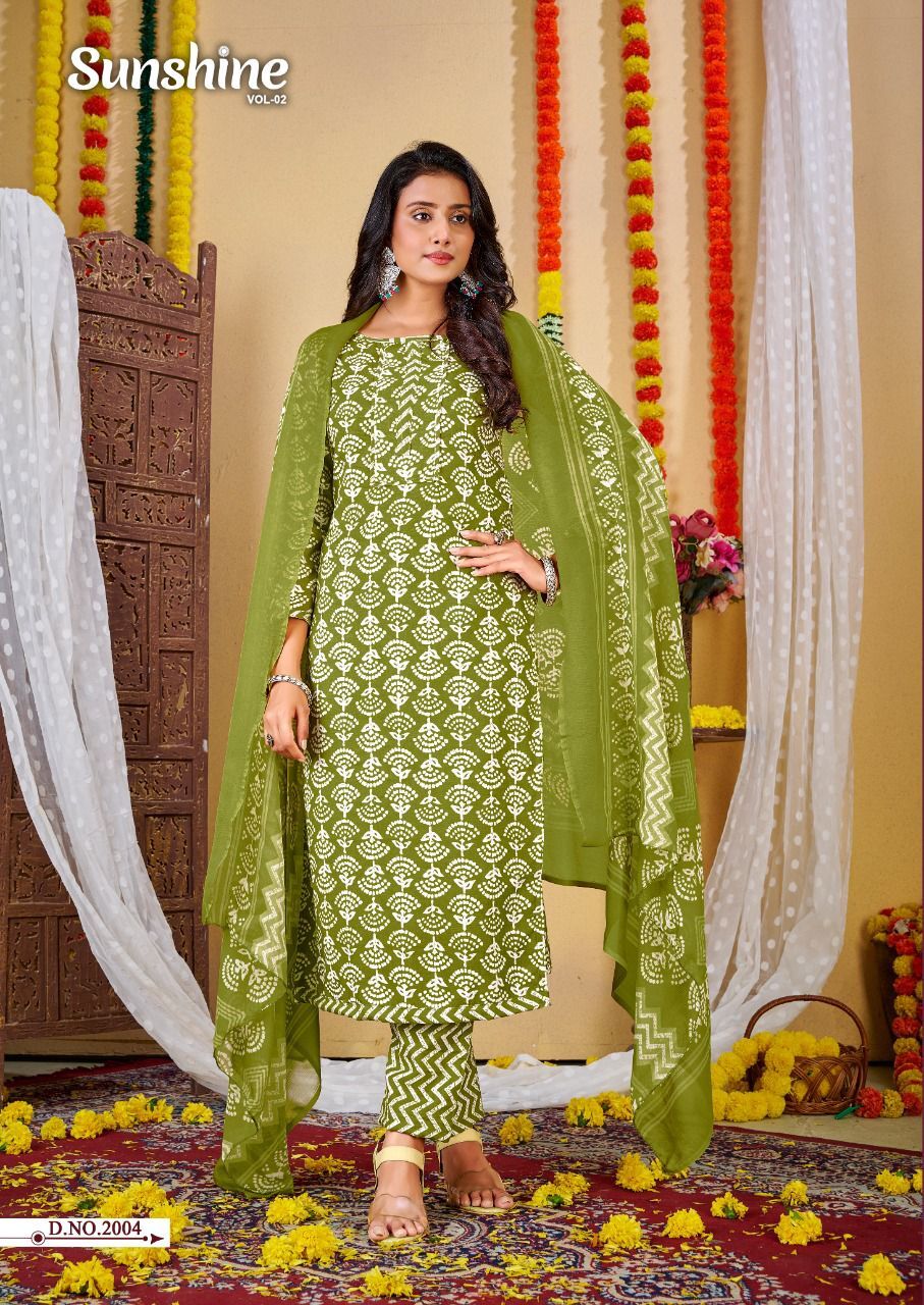 Cotton Salwar Kameez Decoration Material: Paint