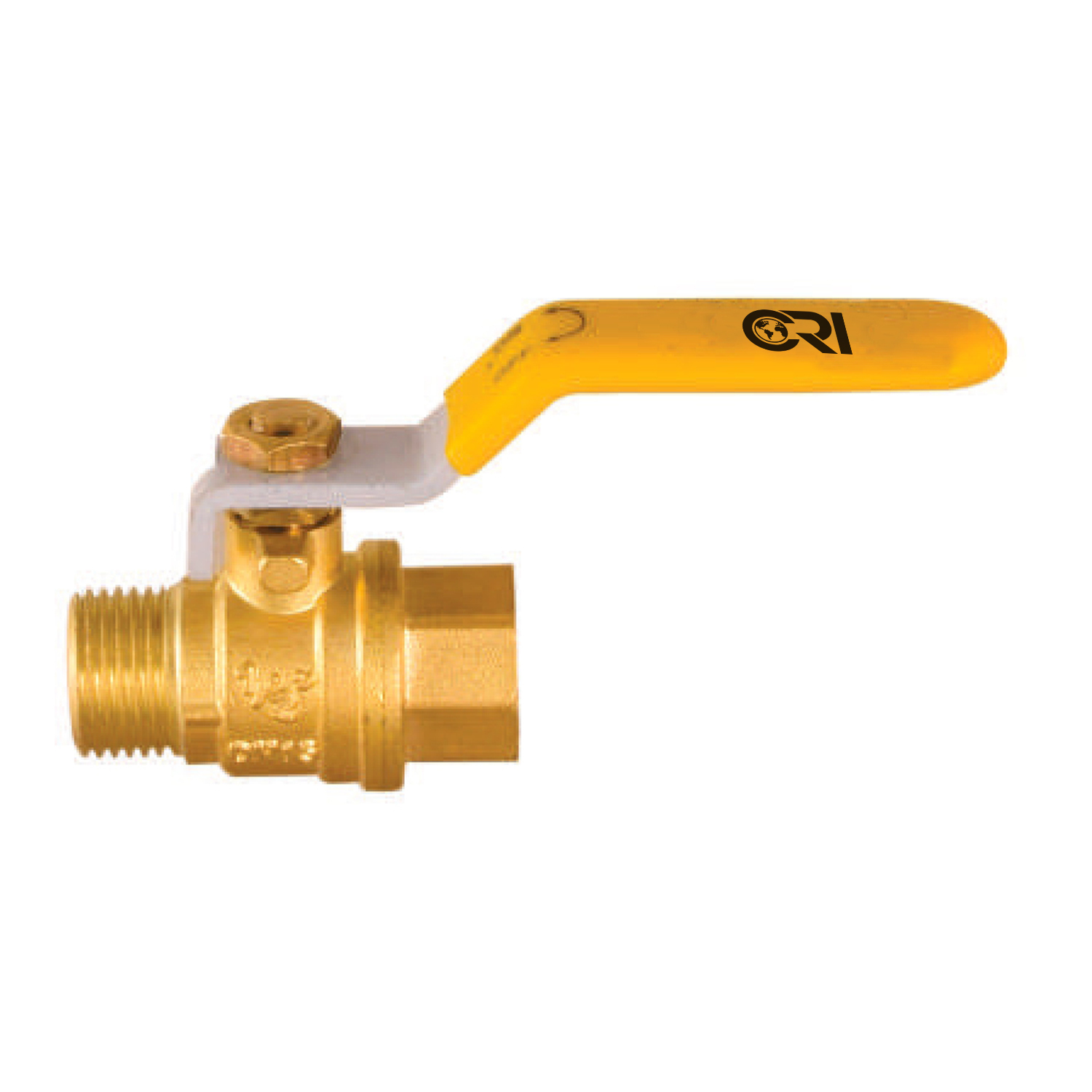 Brass Check And Ball Valve - 2 Inch Size, Medium Pressure Performance | Durable Brass Material, Yellow And Chrome Finish, Ideal For Water And Gas Applications