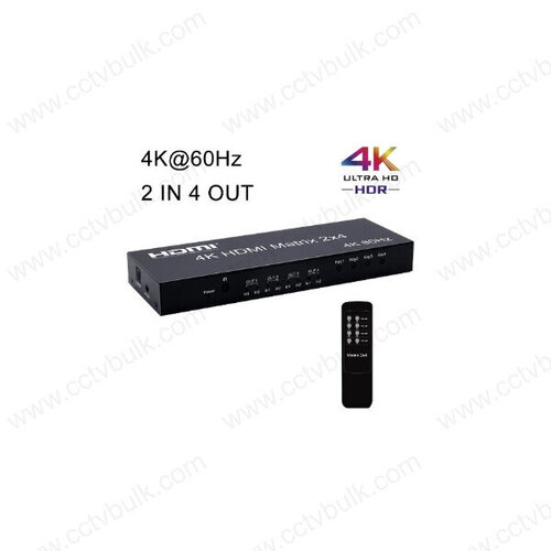 Hdmi मैट्रिक्स 2x4