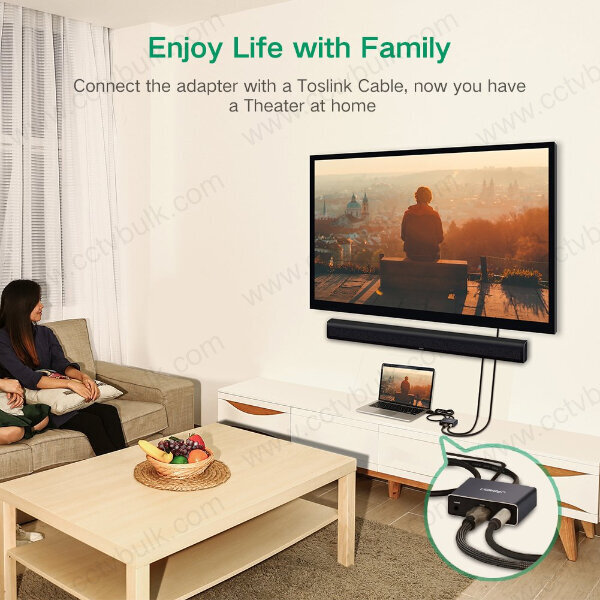 Ugreen Hdmi To Hdmi Converter With Spdif With 3.5mm Audio