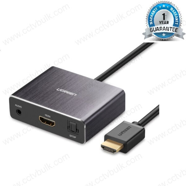 Ugreen Hdmi To Hdmi Converter With Spdif With 3.5mm Audio