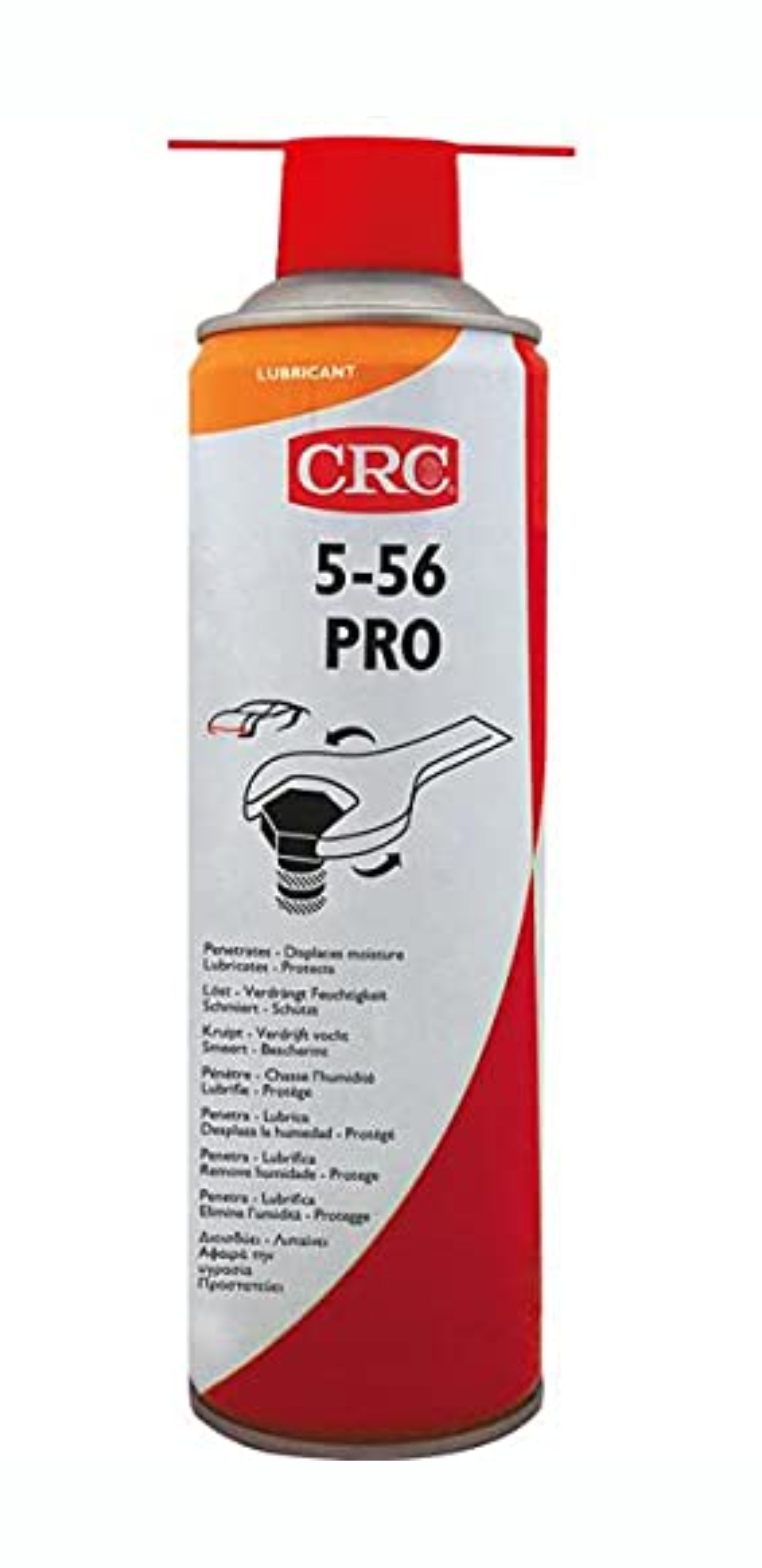 Crc 5 56 Multi Purpose Lubricant Spray - Spray Form, Round Shape | Breaks Rust, Displaces Moisture, Cleans, Prevents Corrosion, Easy To Use