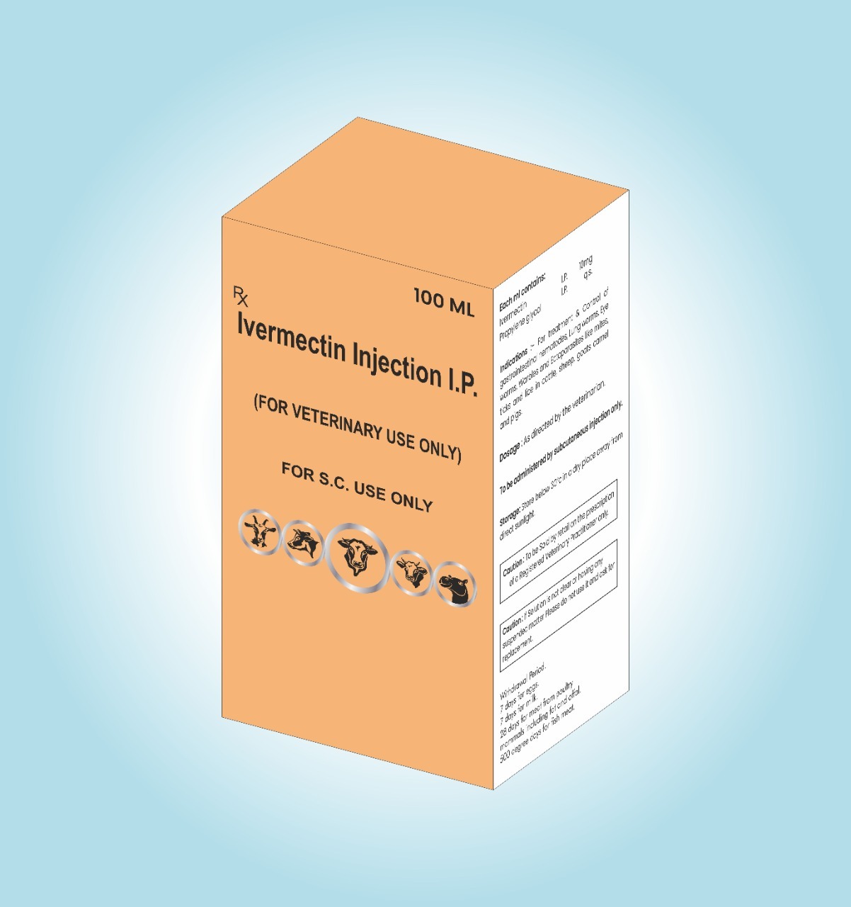 Mefenamic Acid & Paracetamol Injection - 100 Ml Liquid Formulation | Veterinary Injectable For Treating Respiratory & Alimentary Infections