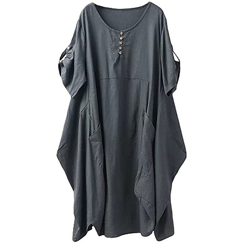 Washable Ladies Linen Kaftan