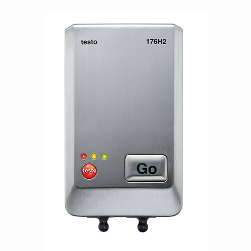 Silver Testo 176 H2 Climate Data Logger With Robust Metal Housing
