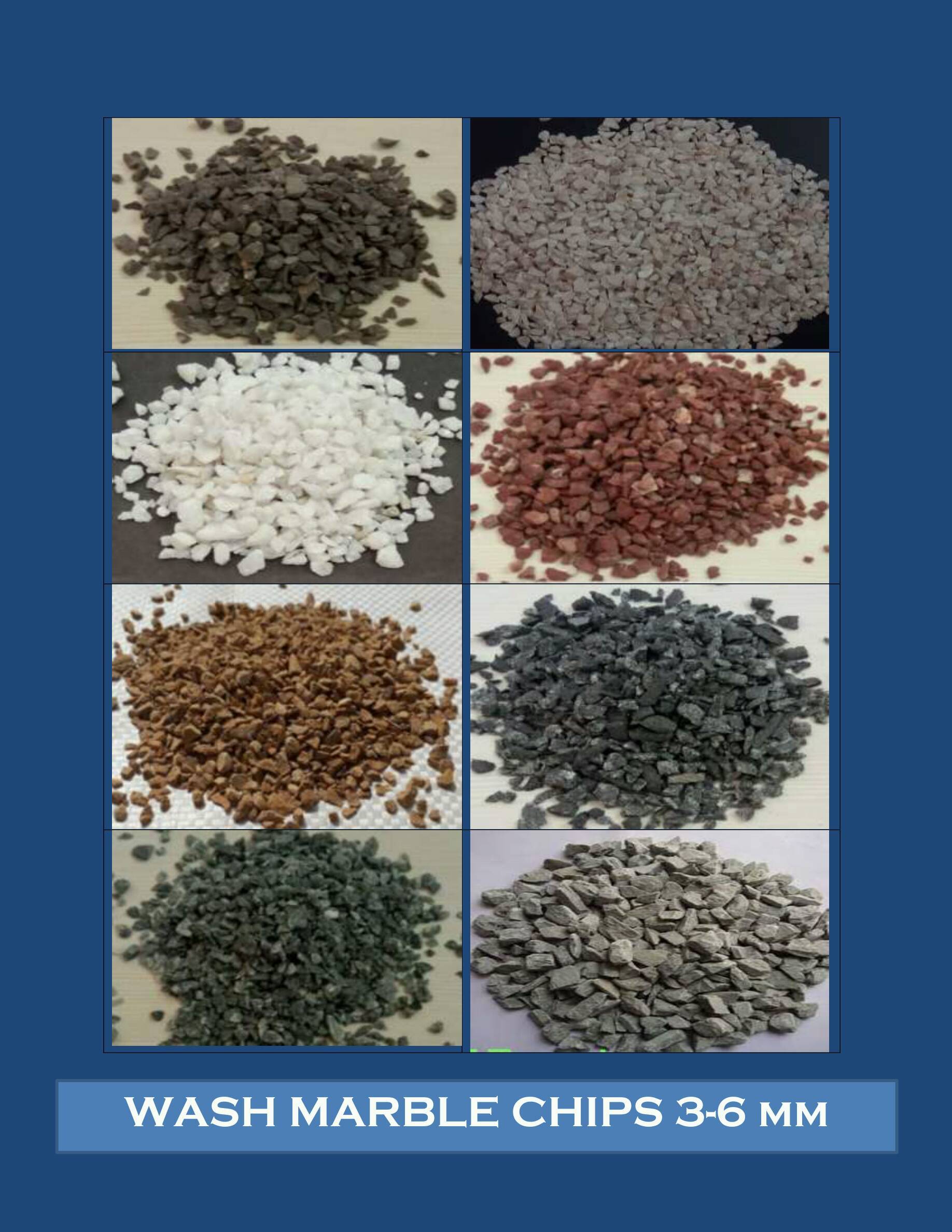 Industrial Used Construction Manufacturing Of Terrazzo Design Special Marble Colored Stone Natural Chips - Size: Available Size: (1) 0.5mm To 1mm