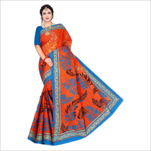 Cotton Plus Designer Sarees - Cotton Silk Cotton Blend, Printed Pattern, Pink Color | Lightweight Fabric For All Seasons: Rainy, Spring, Summer, Winter